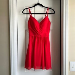 DaVinci Bridesmaids Dress Red Size 2